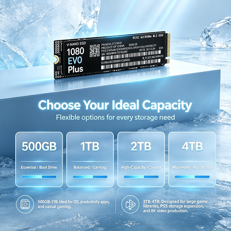 Original NEW 1080 EVO Plus M.2 - M.2 Nvme 4Tb Pcie 4.0 Ssd 评论和价格
