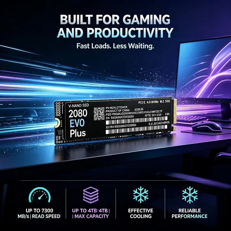 2080 EVO Plus M.2 NVMe 2280 PC - M.2 Nvme 4Tb Pcie 4.0 Ssd 评论和价格