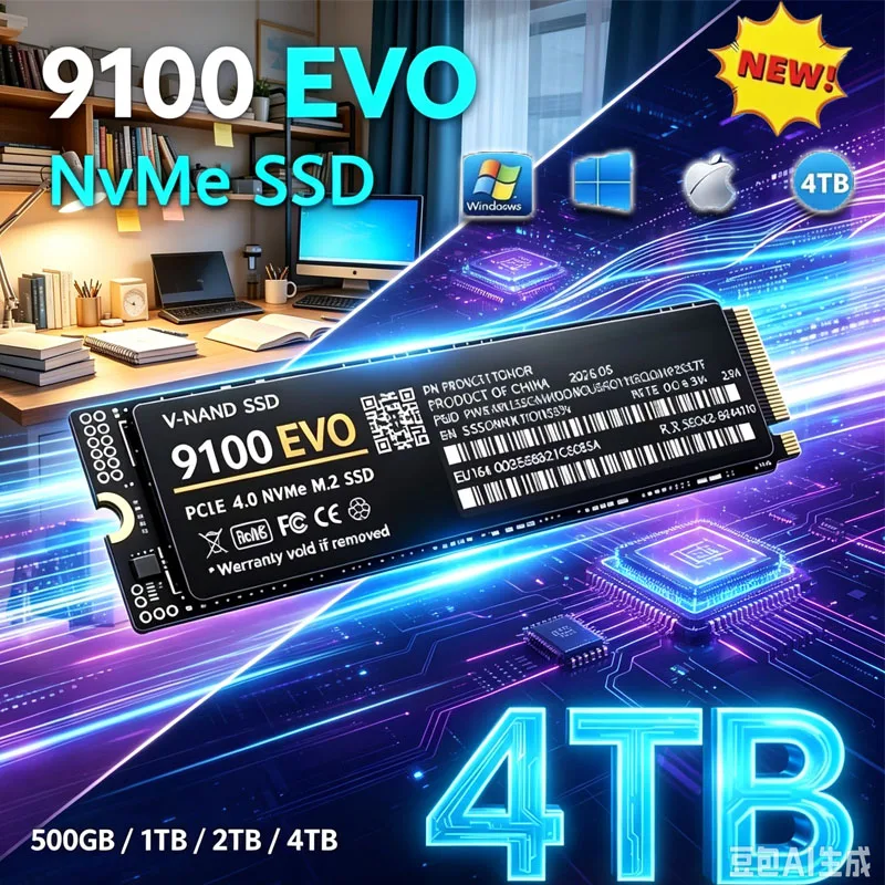 Gaming M.2 NVMe SSD 9100 EVO P - M.2 Nvme 4Tb Pcie 4.0 Ssd 评论和价格
