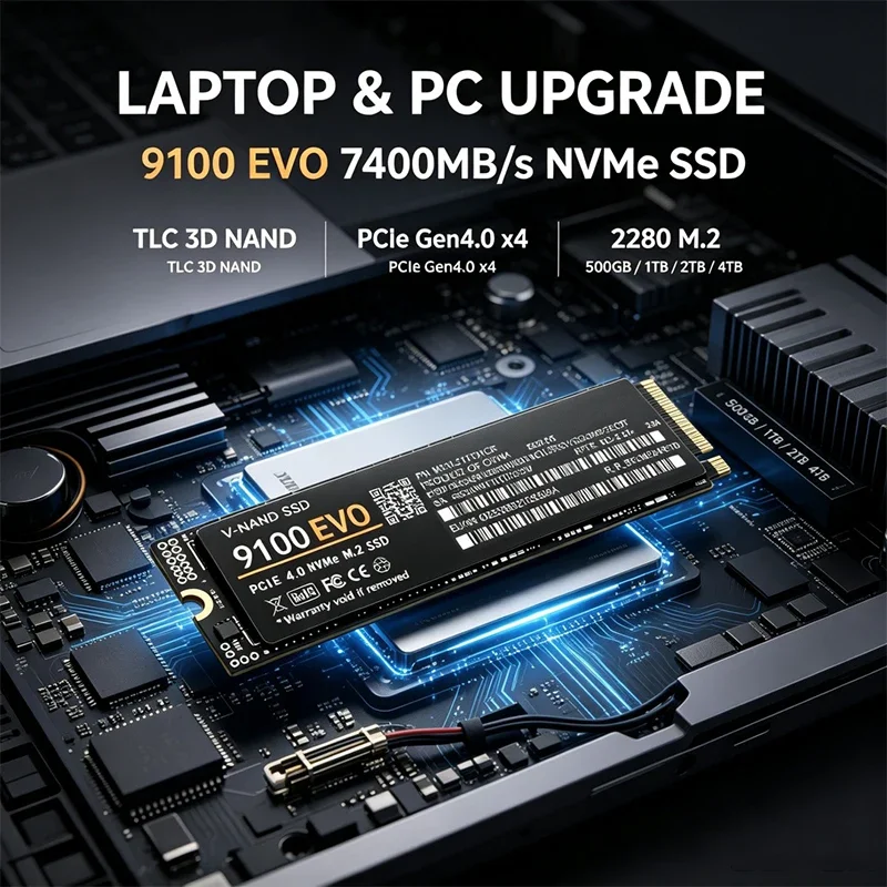 Gaming M.2 NVMe SSD 9100 EVO P - M.2 Nvme 4Tb Pcie 4.0 Ssd 评论和价格