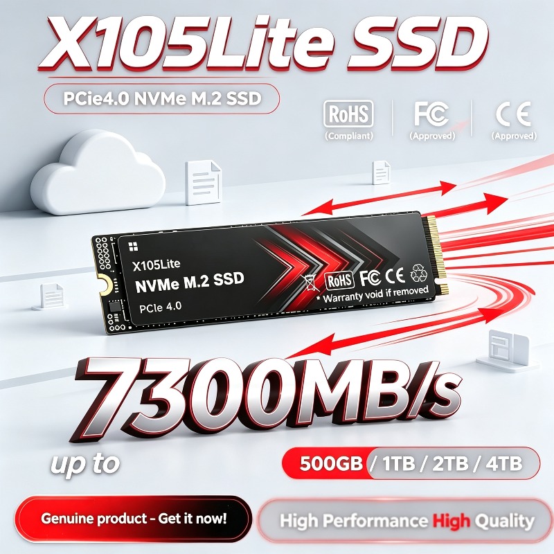 X105Lite M.2 NVMe SSD PCIe 4.0 - M.2 Nvme 4Tb Pcie 4.0 Ssd 评论和价格