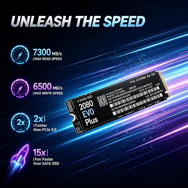 2080 EVO Plus M.2 NVMe 2280 PC - M.2 Nvme 4Tb Pcie 4.0 Ssd 评论和价格